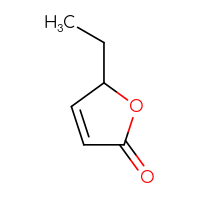 Chemical structure of 5-ethyl-2,5-dihydrofuran-2-one - CSSB00000719174