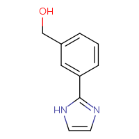 Chemical structure of [3-(1H-imidazol-2-yl)phenyl]methanol - CSSB00000089396