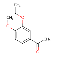 Chemical structure of 1-(3-ethoxy-4-methoxyphenyl)ethan-1-one - CSSB00012180953