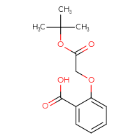 Chemical structure of 2-[2-(tert-butoxy)-2-oxoethoxy]benzoic acid - CSSB00020652325