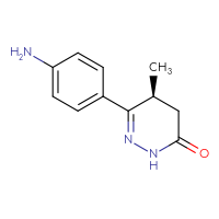 Chemical structure of (5S)-6-(4-aminophenyl)-5-methyl-2,3,4,5-tetrahydropyridazin-3-one - CSSB00021227751