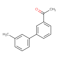 Chemical structure of 1-{3'-methyl-[1,1'-biphenyl]-3-yl}ethan-1-one - CSSB00011219614