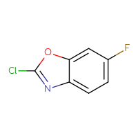 Chemical structure of 2-chloro-6-fluoro-1,3-benzoxazole - CSSB00011900776