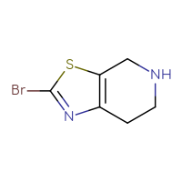 Chemical structure of 2-bromo-4H,5H,6H,7H-[1,3]thiazolo[5,4-c]pyridine - CSSB00010192581