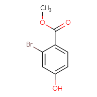 Chemical structure of methyl 2-bromo-4-hydroxybenzoate - CSSB00010150825