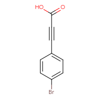 Chemical structure of 3-(4-bromophenyl)prop-2-ynoic acid - CSSB00012100275