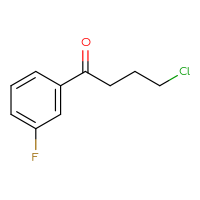 Chemical structure of 4-chloro-1-(3-fluorophenyl)butan-1-one - CSSB00012340201