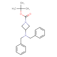 Chemical structure of tert-butyl 3-(dibenzylamino)azetidine-1-carboxylate - CSSB00010734668