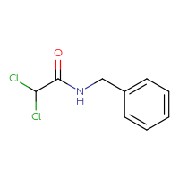 Chemical structure of N-benzyl-2,2-dichloroacetamide - CSSB00000029227
