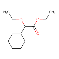 Chemical structure of ethyl 2-cyclohexyl-2-ethoxyacetate - CSSB00036325649