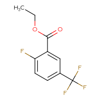 Chemical structure of ethyl 2-fluoro-5-(trifluoromethyl)benzoate - CSSB00012350788