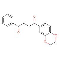 Chemical structure of 1-(2,3-dihydro-1,4-benzodioxin-6-yl)-4-phenylbutane-1,4-dione - CSSB00159265775