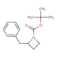 Chemical structure of tert-butyl 2-benzylazetidine-1-carboxylate - CSSB01691568003