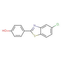 Chemical structure of 4-(5-chloro-1,3-benzothiazol-2-yl)phenol - CSSB00000616656