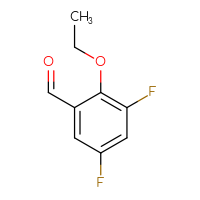 Chemical structure of 2-ethoxy-3,5-difluorobenzaldehyde - CSSB00000061654