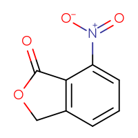 Chemical structure of 7-nitro-1,3-dihydro-2-benzofuran-1-one - CSSB00000078913