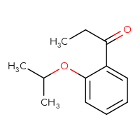 Chemical structure of 1-[2-(propan-2-yloxy)phenyl]propan-1-one - CSSB00000172533