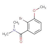 Chemical structure of 2-bromo-3-methoxy-N,N-dimethylbenzamide - CSSB00020690342