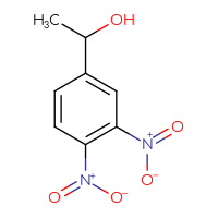 Chemical structure of 1-(3,4-dinitrophenyl)ethan-1-ol - CSSB21230199294
