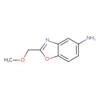 Chemical structure of 2-(methoxymethyl)-1,3-benzoxazol-5-amine - CSSB00000685368