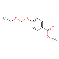 Chemical structure of methyl 4-(ethoxymethoxy)benzoate - CSSB00012266264