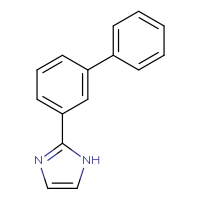Chemical structure of 2-{[1,1'-biphenyl]-3-yl}-1H-imidazole - CSSB00102591318