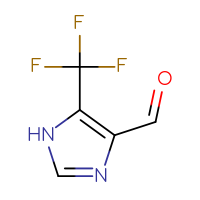 Chemical structure of 5-(trifluoromethyl)-1H-imidazole-4-carbaldehyde - CSSB00000146568