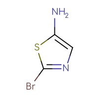Chemical structure of 2-bromo-1,3-thiazol-5-amine - CSSB00009819593
