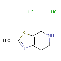 Chemical structure of 2-methyl-4H,5H,6H,7H-[1,3]thiazolo[5,4-c]pyridine dihydrochloride - CSSB00015183132