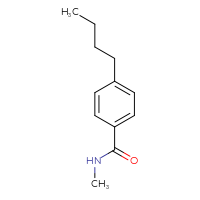 Chemical structure of 4-butyl-N-methylbenzamide - CSSB00000235578