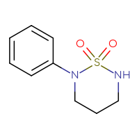 Chemical structure of 2-phenyl-1λ⁶,2,6-thiadiazinane-1,1-dione - CSSB00039607943