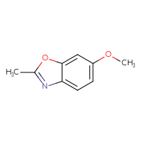 Chemical structure of 6-methoxy-2-methyl-1,3-benzoxazole - CSSB00000074742