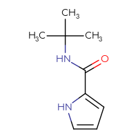 Chemical structure of N-tert-butyl-1H-pyrrole-2-carboxamide - CSSB00011192615