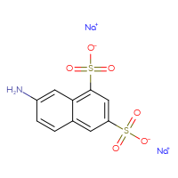 Chemical structure of disodium 7-aminonaphthalene-1,3-disulfonate - CSSB00020605399