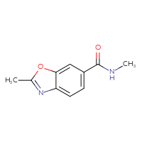 Chemical structure of N,2-dimethyl-1,3-benzoxazole-6-carboxamide - CSSB00045828275