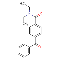 Chemical structure of 4-benzoyl-N,N-diethylbenzamide - CSSB00159995865