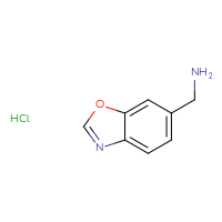 Chemical structure of 1-(1,3-benzoxazol-6-yl)methanamine hydrochloride - CSSB00020683000