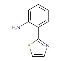 Chemical structure of 2-(1,3-thiazol-2-yl)aniline - CSSB00000688151