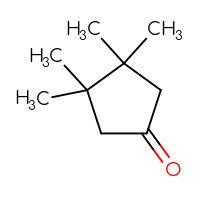 Chemical structure of 3,3,4,4-tetramethylcyclopentan-1-one - CSSB00010634226
