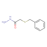Chemical structure of 2-(benzylsulfanyl)acetohydrazide - CSSB00000189871