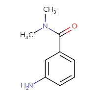 Chemical structure of 3-amino-N,N-dimethylbenzamide - CSSB00000246196