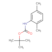 Chemical structure of tert-butyl N-(2,5-dimethylphenyl)carbamate - CSSB00000243796