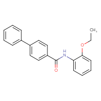 Chemical structure of N-(2-ethoxyphenyl)-[1,1'-biphenyl]-4-carboxamide - CSSB00047576906