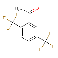 Chemical structure of 1-[2,5-bis(trifluoromethyl)phenyl]ethan-1-one - CSSB00016987668