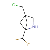 C7H10ClF2N