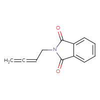 Chemical structure of 2-(buta-2,3-dien-1-yl)-2,3-dihydro-1H-isoindole-1,3-dione - CSSB09891501405
