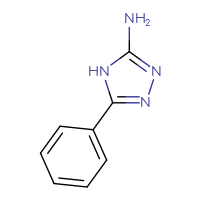 Chemical structure of 5-phenyl-4H-1,2,4-triazol-3-amine - CSSB00000185119