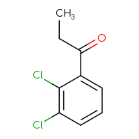 Chemical structure of 1-(2,3-dichlorophenyl)propan-1-one - CSSB00011753922