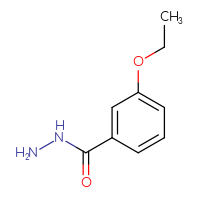 Chemical structure of 3-ethoxybenzohydrazide - CSSB00000034564