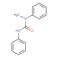 Chemical structure of 1-methyl-1,3-diphenylurea - CSSB00020586380